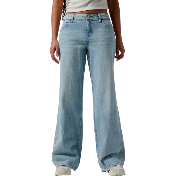 Pacsun Womens Casey Low Rise Baggy Jeans Size 30 Light Wash Denim Y2K Skater - Picture 1 of 12